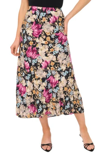 Halogenr Halogen(r) Pull On Midi Skirt In Rich Black 060