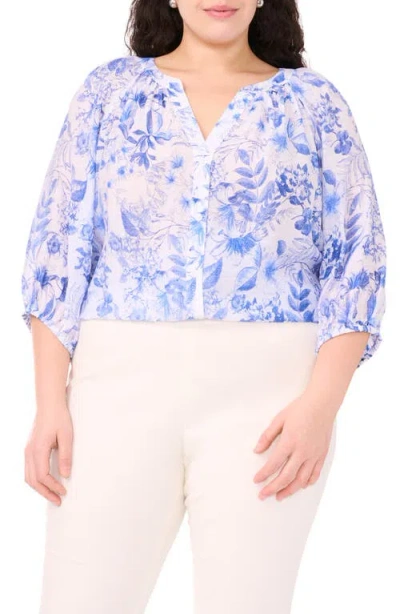 Halogenr Halogen(r) Raglan Balloon Sleeve Top