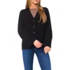 Halogenr Halogen(r) Raglan Sleeve V-neck Cardigan In Black
