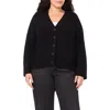 Halogenr Halogen(r) Raglan Sleeve V-neck Cardigan In Black