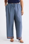 Halogenr Halogen(r) Relaxed Drawstring Satin Pants In Multi