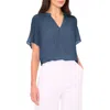 Halogenr Halogen(r) Release Pleat Blouse In Swift Seas Blue