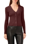 Halogenr Halogen(r) Rib Cardigan In Spiced Apple Beige