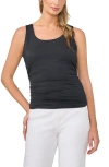 Halogenr Halogen(r) Ruched Compression Tank In Black