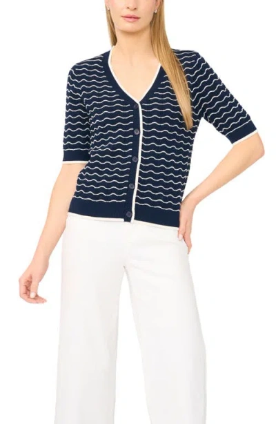 Halogenr Halogen(r) Scallop Cardigan In Classic Navy