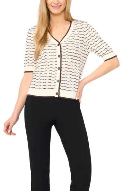 Halogenr Halogen(r) Scallop Cardigan In New Ivory
