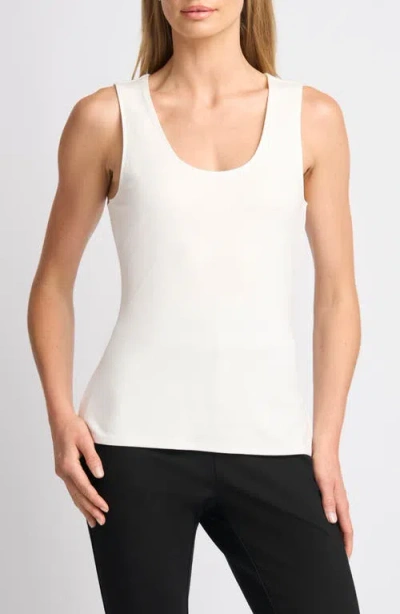 Halogenr Halogen(r) Scoop Neck Knit Tank In White