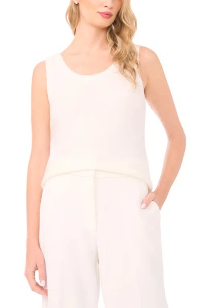 Halogenr Halogen(r) Scoop Neck Sleeveless Sweater In White