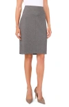 Halogenr Halogen(r) Seamed Pencil Skirt In Silver Smoke Grey