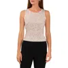 Halogenr Halogen(r) Sequin High-low Tank In Burgundy