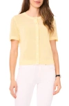 Halogenr Halogen(r) Short Sleeve Button-up Sweater