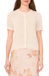 Halogenr Halogen(r) Short Sleeve Button-up Sweater