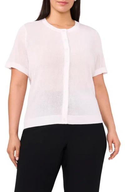 Halogenr Halogen(r) Short Sleeve Cardigan