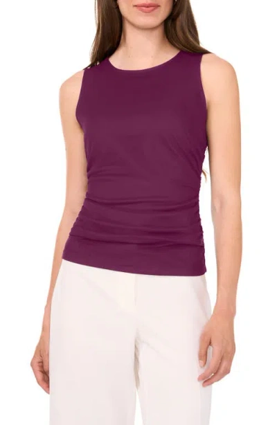 Halogenr Halogen(r) Side Ruched Tank In Purple