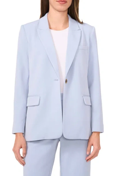 Halogenr Halogen(r) Single Button Relaxed Blazer In Blue Fog