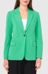 Halogenr Halogen(r) Single Button Relaxed Blazer In Vivid Green