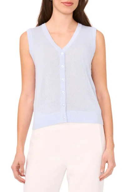 Halogenr Halogen(r) Sleeveless Button-up Sweater