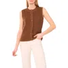 Halogenr Halogen(r) Sleeveless Cotton Cardigan