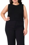Halogenr Halogen(r) Sleeveless Knit Shell In Rich Black