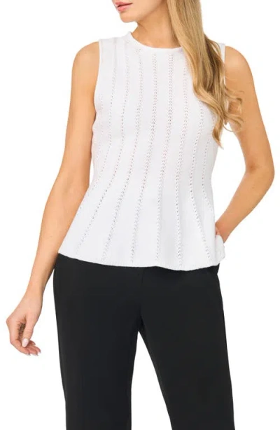 Halogenr Halogen(r) Sleeveless Peplum Top In New Ivory