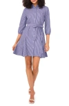 Halogenr Halogen(r) Stripe Belted Shirtdress