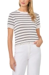 Halogenr Halogen(r) Stripe Crewneck Sweater In White
