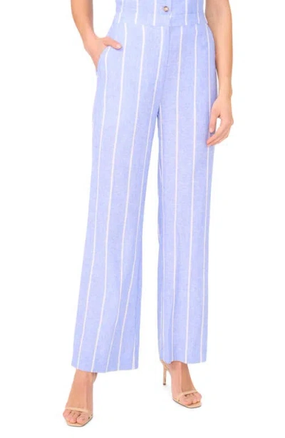 Halogenr Halogen(r) Stripe Linen Blend Straight Leg Pants