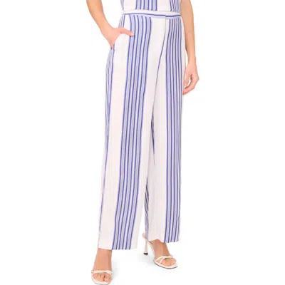 Halogenr Halogen(r) Stripe Linen Blend Wide Leg Pants