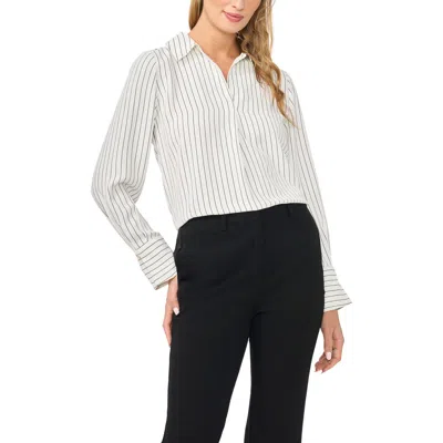 Halogenr Halogen(r) Stripe Shirt In White