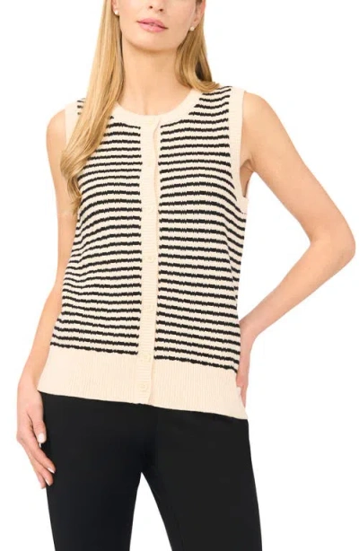 Halogenr Halogen(r) Stripe Sweater Vest In Neutral