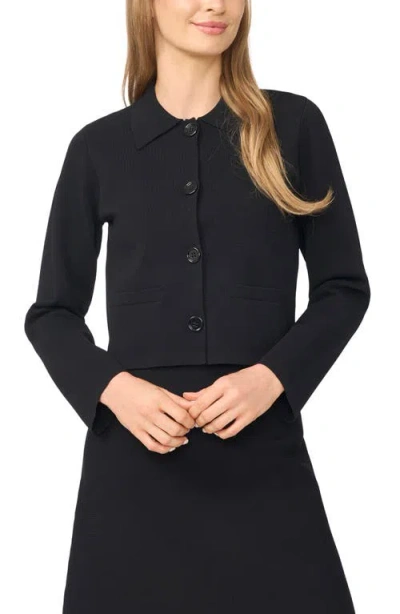 Halogenr Halogen(r) Sweater Knit Jacket In Black