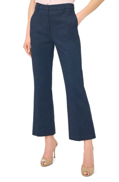 Halogenr Halogen(r) Tailored High Waist Crop Flare Leg Pants In Indigo Navy