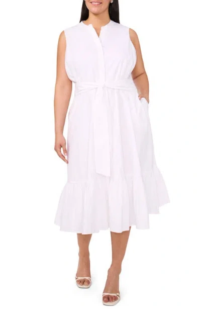 Halogenr Halogen(r) Tie Front Cotton Midi Sundress