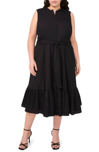 Halogenr Halogen(r) Tie Front Cotton Midi Sundress