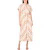 Halogenr Halogen(r) Tie Front Dolman Sleeve Maxi Dress