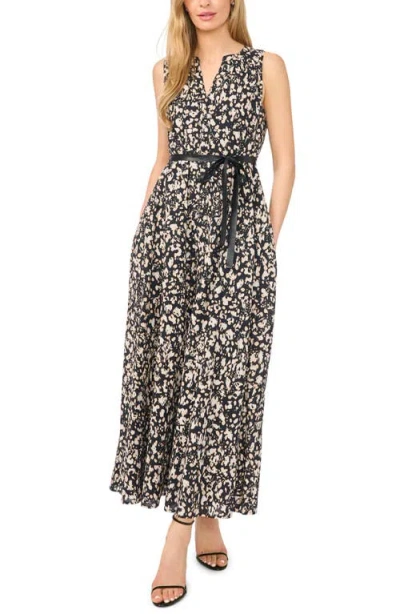 Halogenr Halogen(r) Tie Waist Maxi Dress In Rich Black