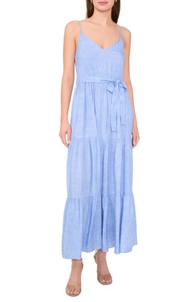 Halogenr Halogen(r) Tie Waist Tiered Maxi Dress