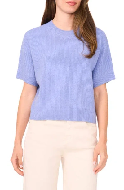 Halogenr Halogen(r) Tipped Short Sleeve Sweater