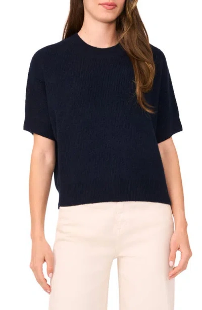 Halogenr Halogen(r) Tipped Short Sleeve Sweater