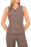 Halogenr Halogen(r) Tweed Vest In Brown