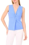 Halogenr Halogen(r) Twist Front Sleeveless Cotton Knit Top