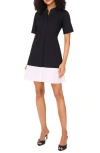 Halogenr Halogen(r) Two-tone Fit & Flare Shirtdress