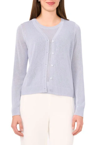 Halogenr Halogen(r) V-neck Cardigan In Blue Fog