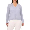 Halogenr Halogen(r) V-neck Cardigan In Blue Fog