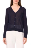 Halogenr Halogen(r) V-neck Cardigan In Classic Navy