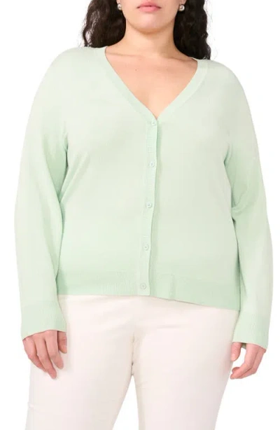 Halogenr Halogen(r) V-neck Cardigan In Mint Creme