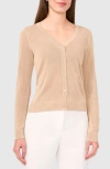 Halogenr Halogen(r) V-neck Cardigan In Oxford Brown
