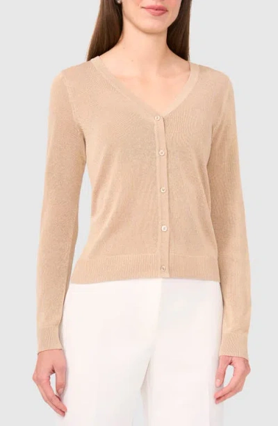 Halogenr Halogen(r) V-neck Cardigan In Oxford Brown