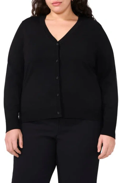 Halogenr Halogen(r) V-neck Cardigan In Rich Black