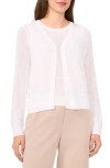Halogenr Halogen(r) V-neck Cardigan In Sheer Bright White